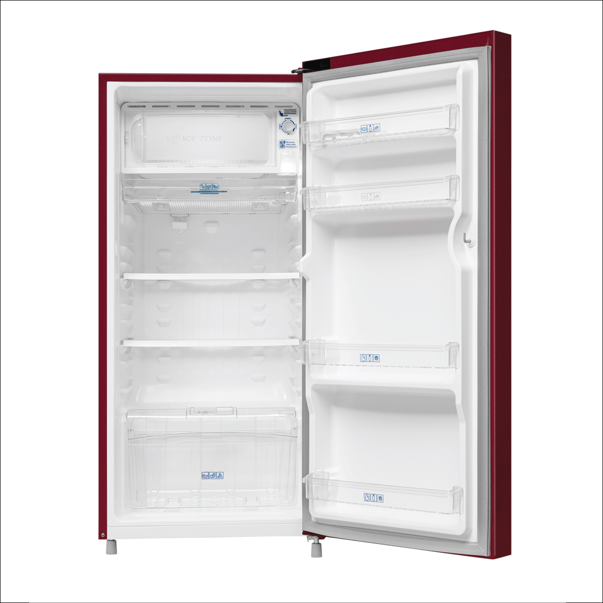 Haier 190L 1 Star Red Animone Single Door Refrigerator